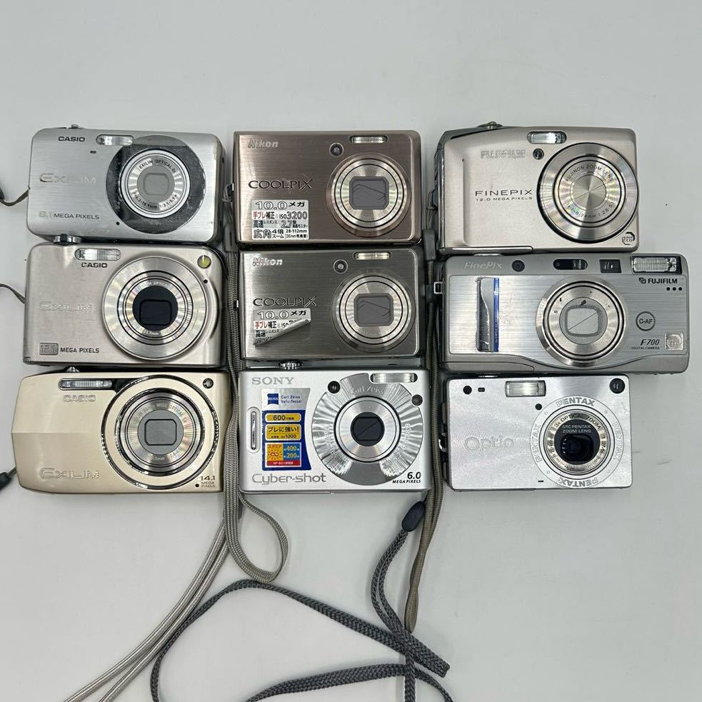 ジャンク品 コンパクトデジタルカメラ コンデジ コンパクトデジカメ9台