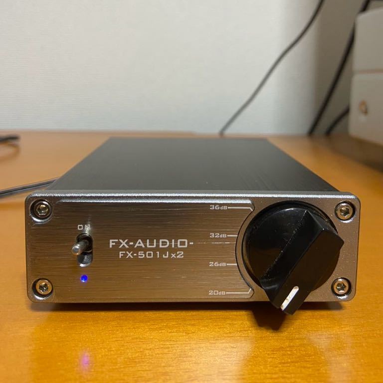FX-AUDIO 超美品 モノラルパワーアンプ FX-501J（ACアダプタ付 FX-501J fx-