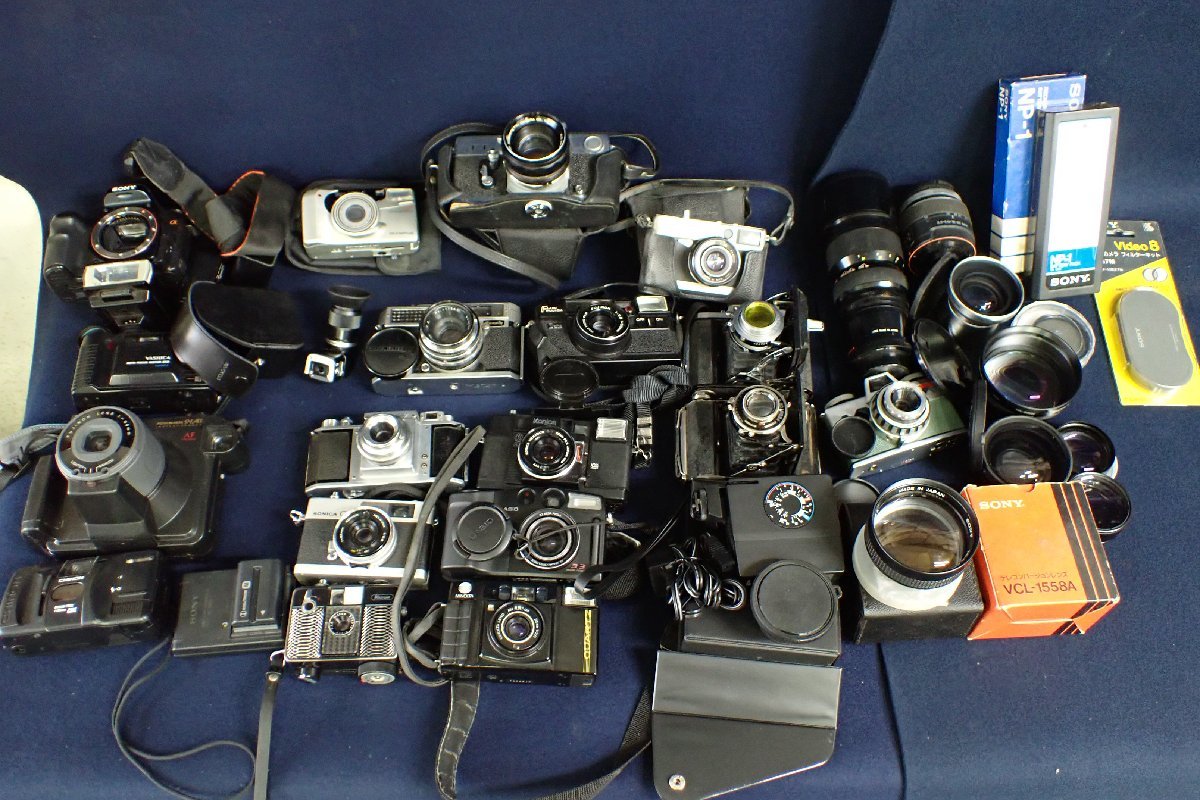 YASHICA オリンパス　フィルムカメラ　5台まとめ 一部動作確認フィルムカメラ 5点 オリンパス⁄コニカ まとめ売り KONICA