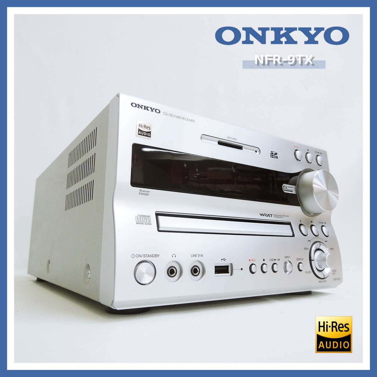 ONKYO NFR-9TX CD⁄SD⁄USBレシーバー NFR-9TX(S) CD⁄SD⁄