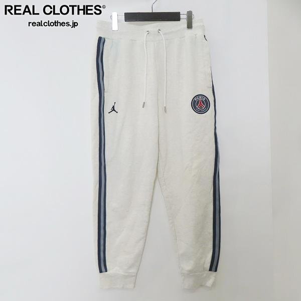 NIKE/ナイキ JORDAN×PSG FLEECE PANT BIRCH HEATHER イージースウェットパンツ サイドライン DB6503-051/XL /060