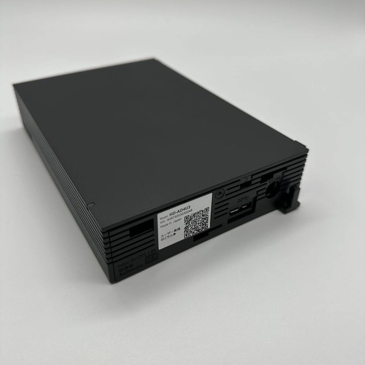 中古】バッファロー外付けハードディスク 4TB HD-AD4U3 4TB 外付け