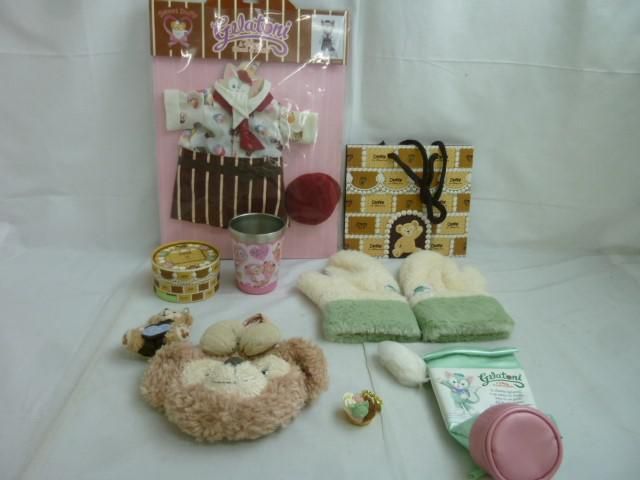 【同梱可】中古品 ディズニー ダッフィー シェリーメイ ジェラトーニ コスチューム パティシエ 手袋 タンブラー スト