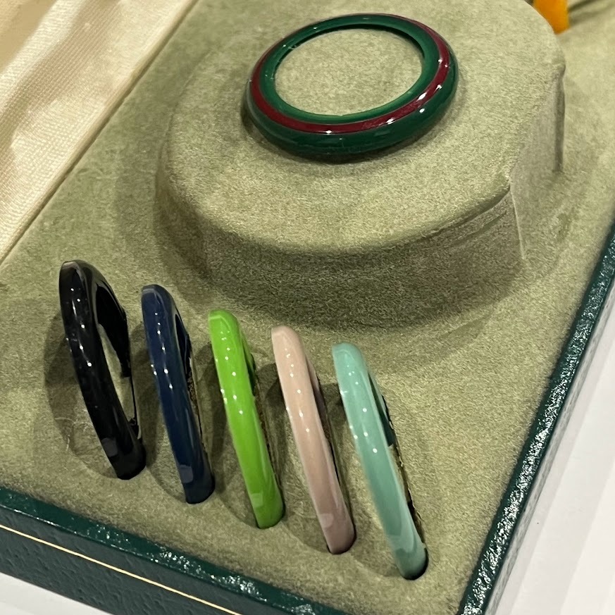 ☆グッチ☆ GUCCI チェンジベゼルのみ 11色 ケース付き