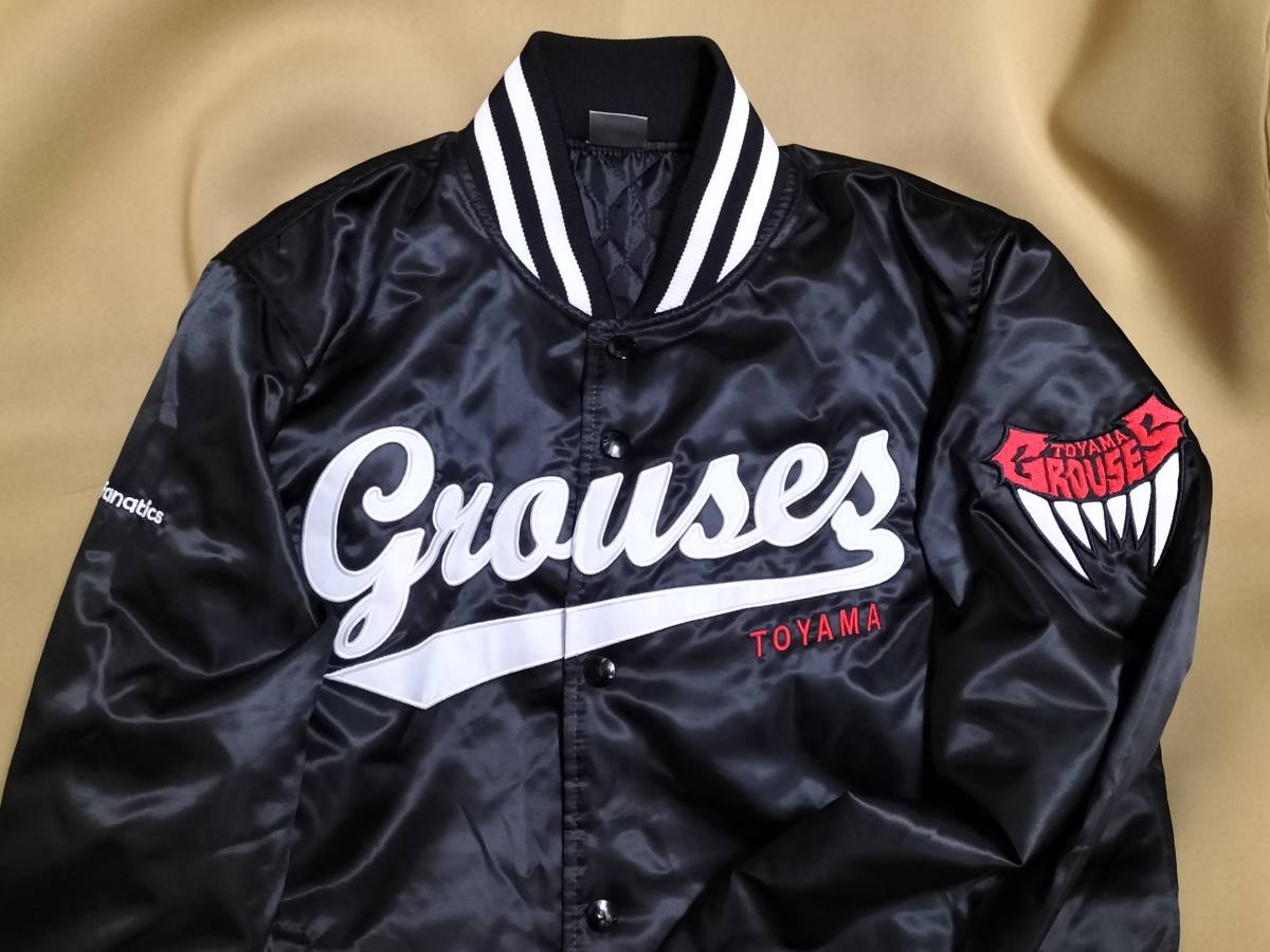 TOYAMA GROUSES スタジャン F ? 富山 グラウジーズ B1 Bリーグ バスケ ワッペン 刺繍 メンズ 003