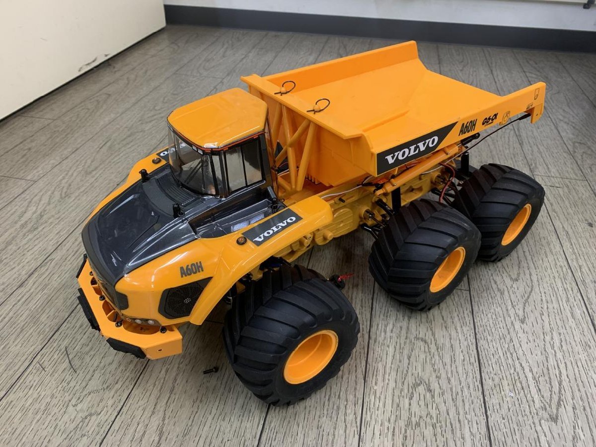 中古 タミヤ 1/24RC ボルボ A60H ダンプトラック 6×6 (G6-01シャーシ