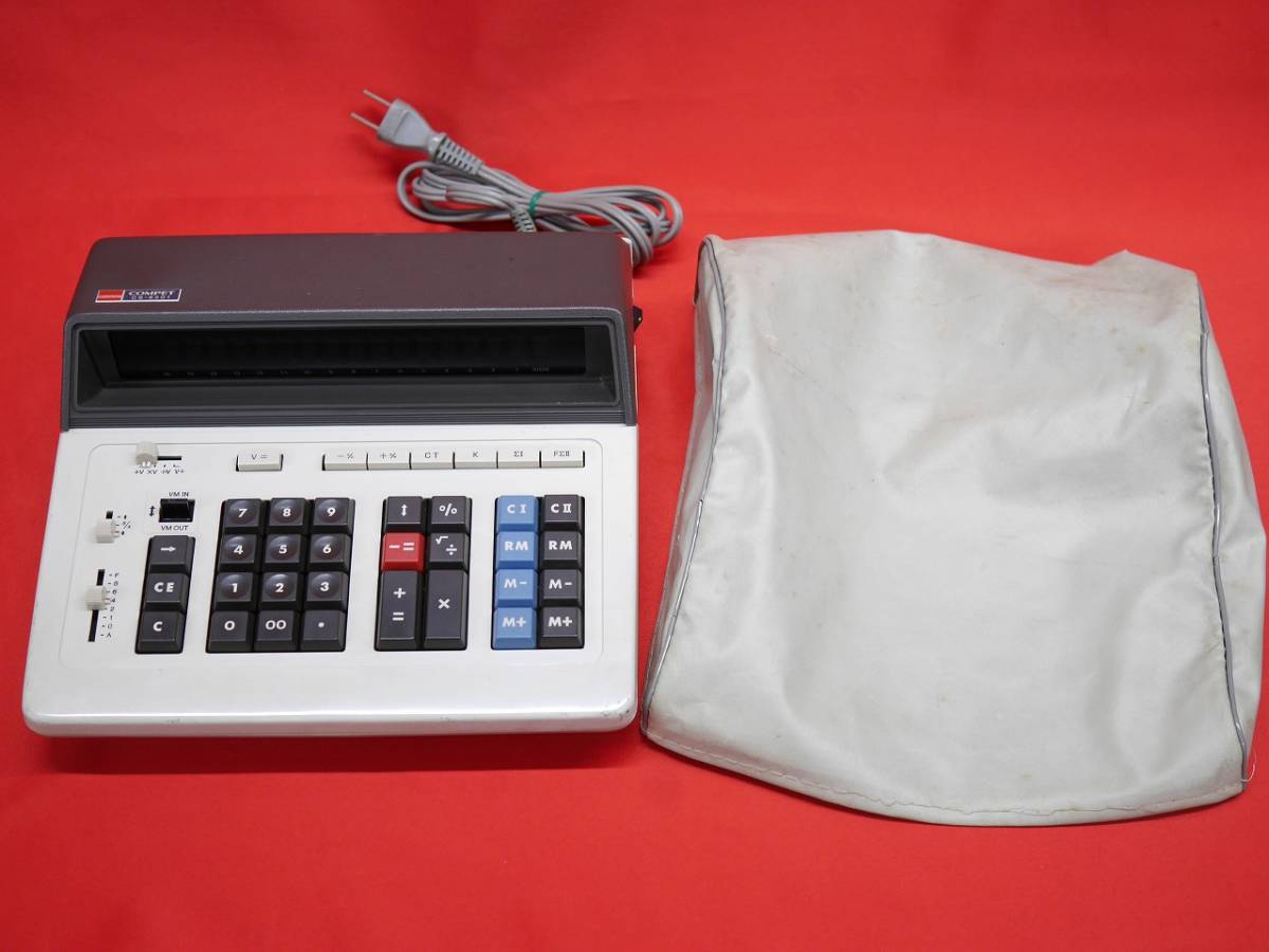7635 SHARP シャープ 計算機 COMPET 122J 昭和レトロ 電卓 CS-122J