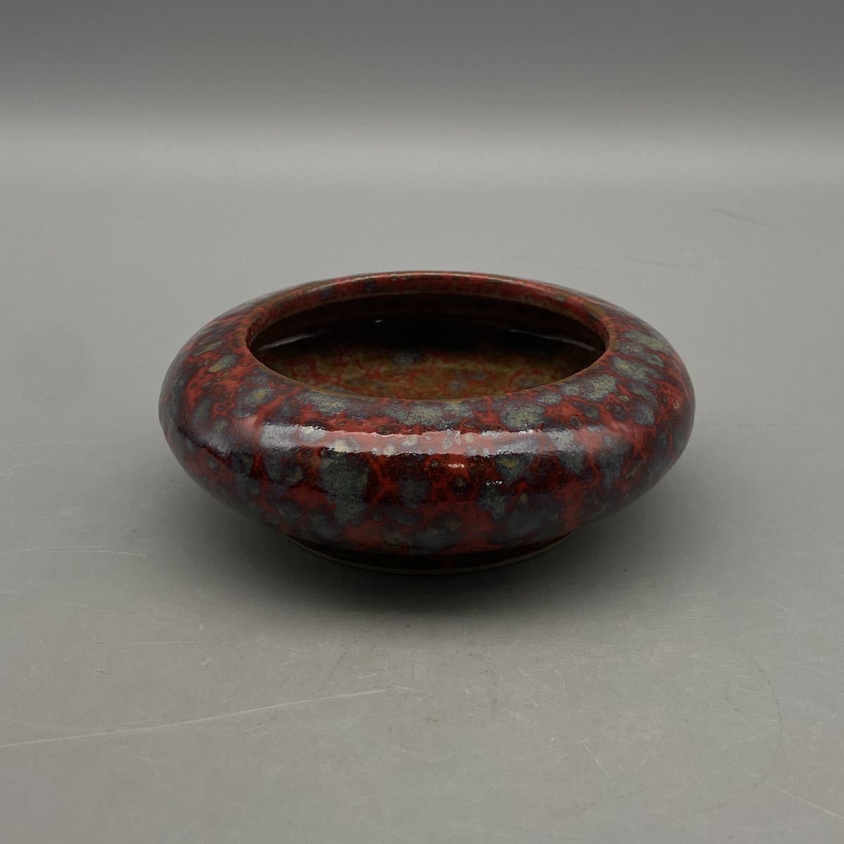 ∇花∇時代唐物古玩 耀州窯系 端正な青磁刻花牡丹文茶碗 中国文物局