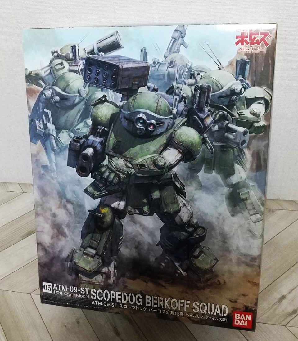 未組立】装甲騎兵ボトムズ スコープドッグ バーコフ 分隊仕様