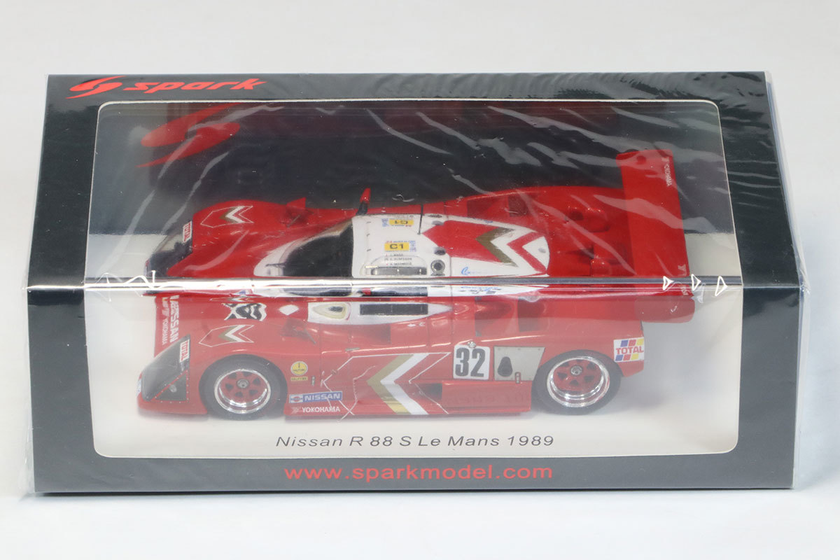 本物保証，HOT スパーク 1/43 ニッサン R88S CABIN ルマン 1989 No.32 限定200台 ロム独占再生産特注 S4730(レーシングカー)｜売買されたオークション情報、yahooの商品情報をアーカイブ公開 - オークファン レーシングカー