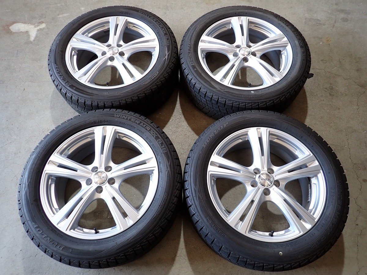  YS2256 225/55R18 2022年製 ダンロップ スタッドレス スバル XV SJ系フォレスターに 18&times;7J 100/5H ET50(スタッドレスタイヤ)｜売買されたオークション情報、yahooの商品情報をアーカイブ公開 - オーク 5穴