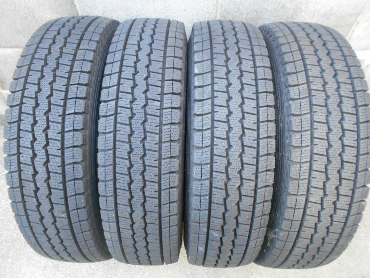 165/80R14　91/90N　LT　4本　極上品　安心のダンロップ　バリ山走行少　約50㎞走行　約2019年製　　タウンエース　NV200　ボンゴ　　　50