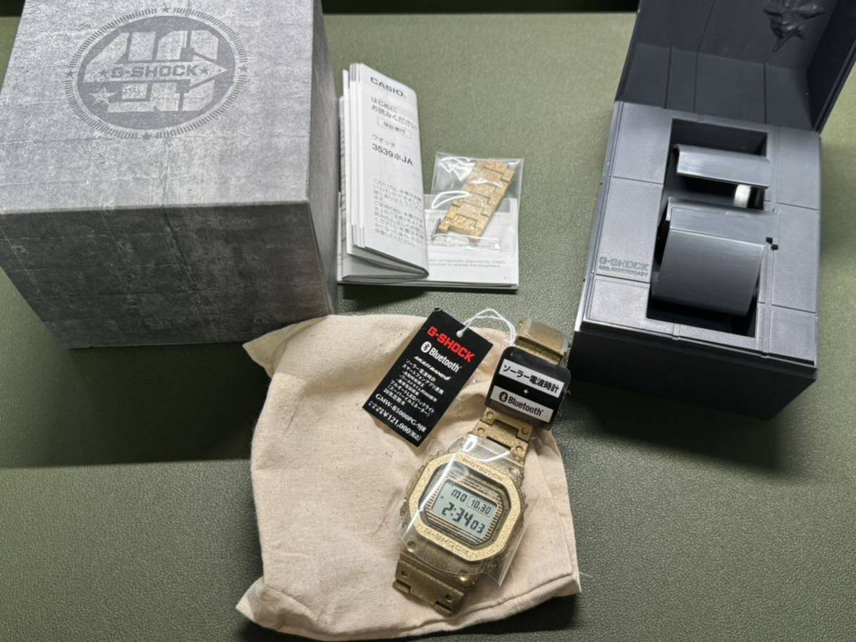 G-SHOCK Gショック40周年記念 ゴールド GMW-B5000PG-9JR CASIO 電波 