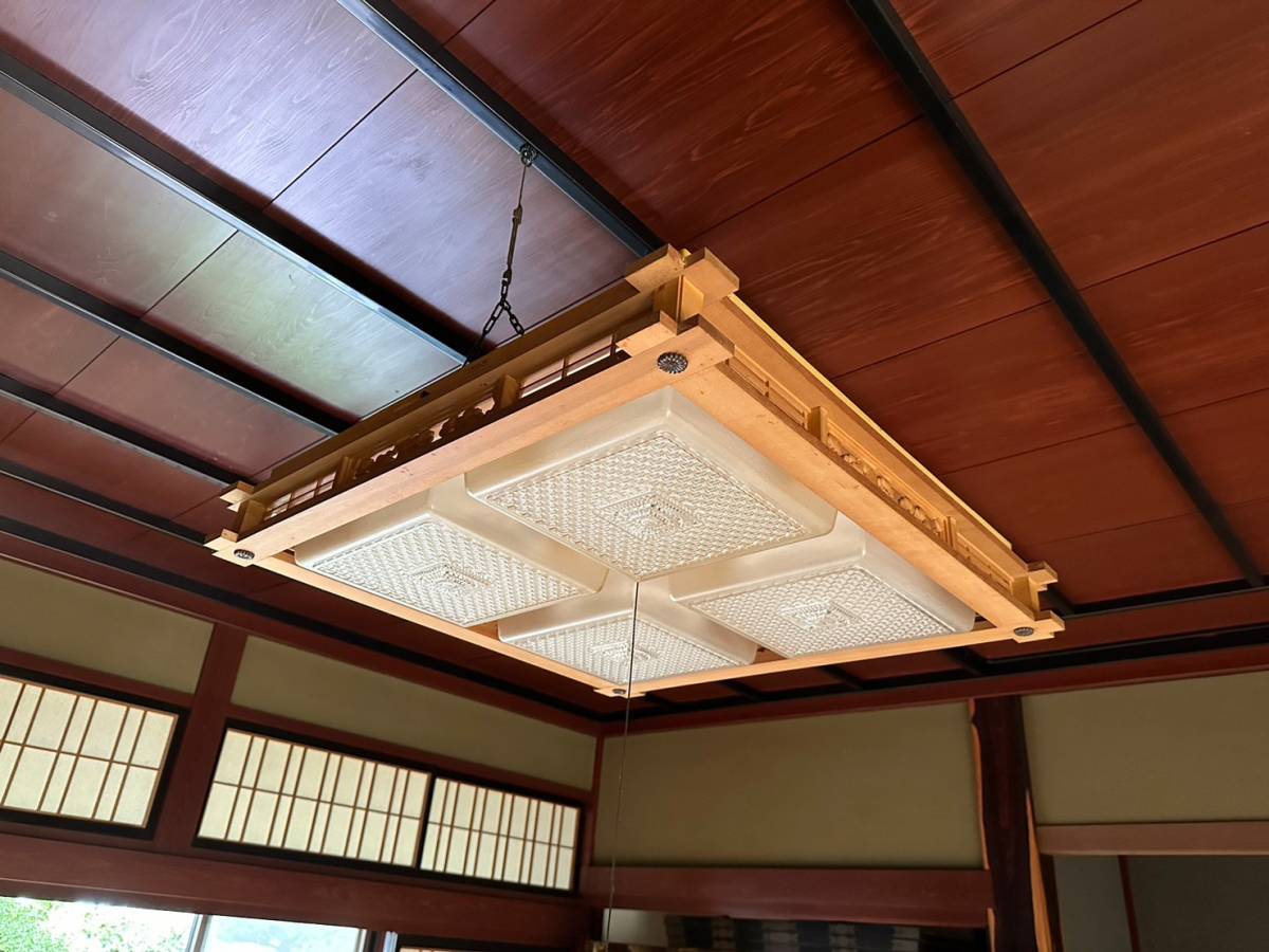 和室昭和照明器具 和室用 照明の傘 天井照明 ビンテージ 昭和レトロ