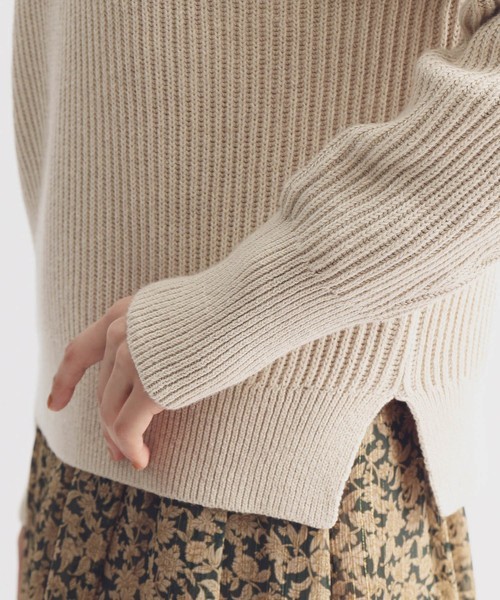 21aw 美品* アダム エ ロペ｜コットンカシミヤ♪柔らかニット（SALON adam et rope'）