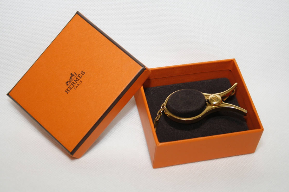 ○美品 ○エルメス ○グローブホルダー ○ゴールド ○箱付 HERMES