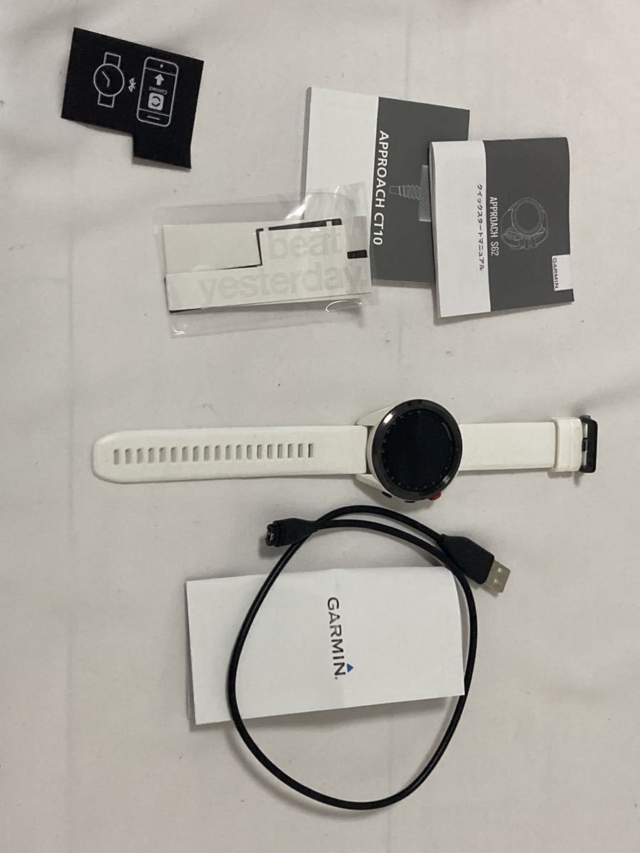 GARMIN Approach S62 ガーミンアプローチ ホワイト GPSゴルフナビ