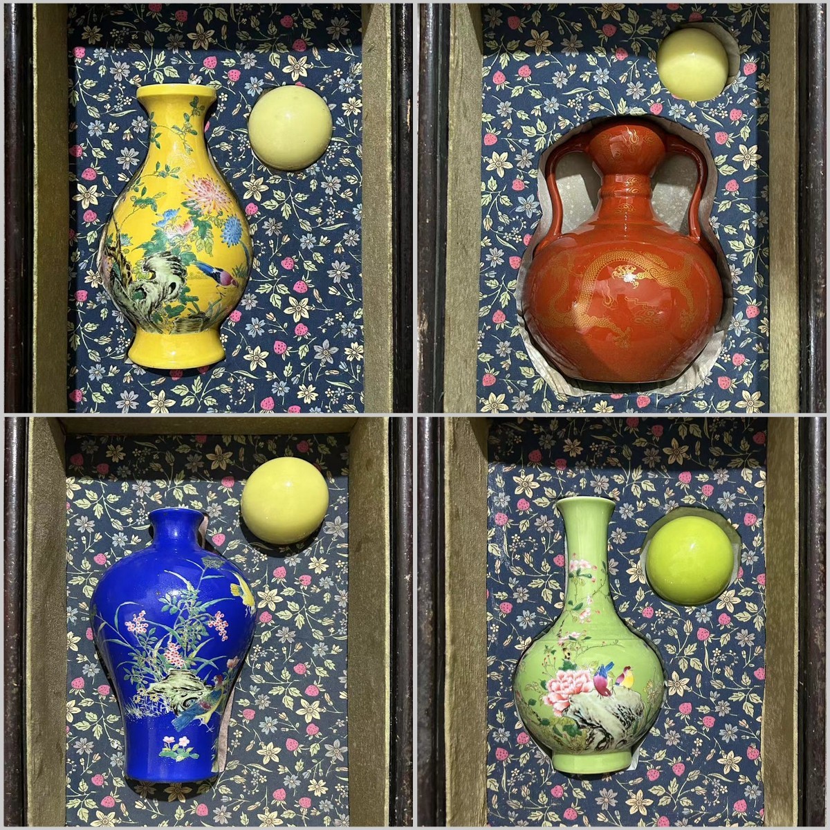 清時代 中国 花瓶 | 粉彩花鸟纹蒜头瓶，鉴赏民国文化之风