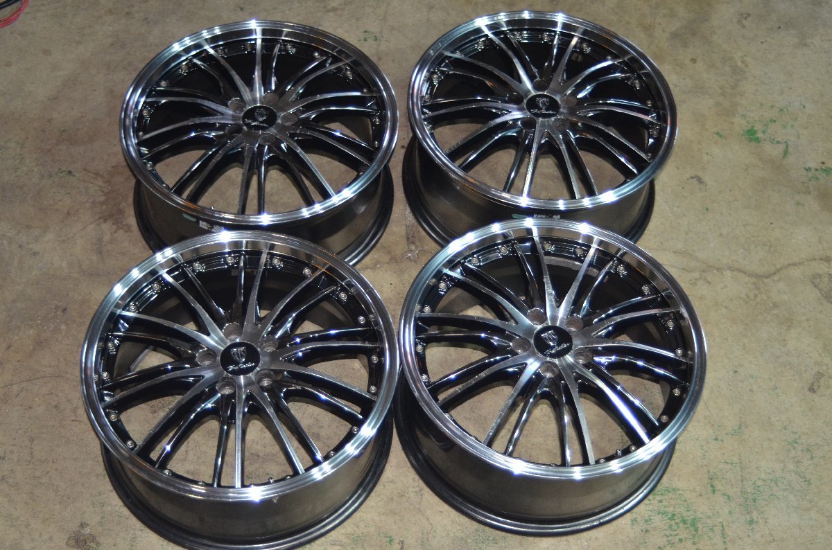 トラフィックスター ホイール 17インチ 7J+50 100x5H ハブ径 64mm 4本 