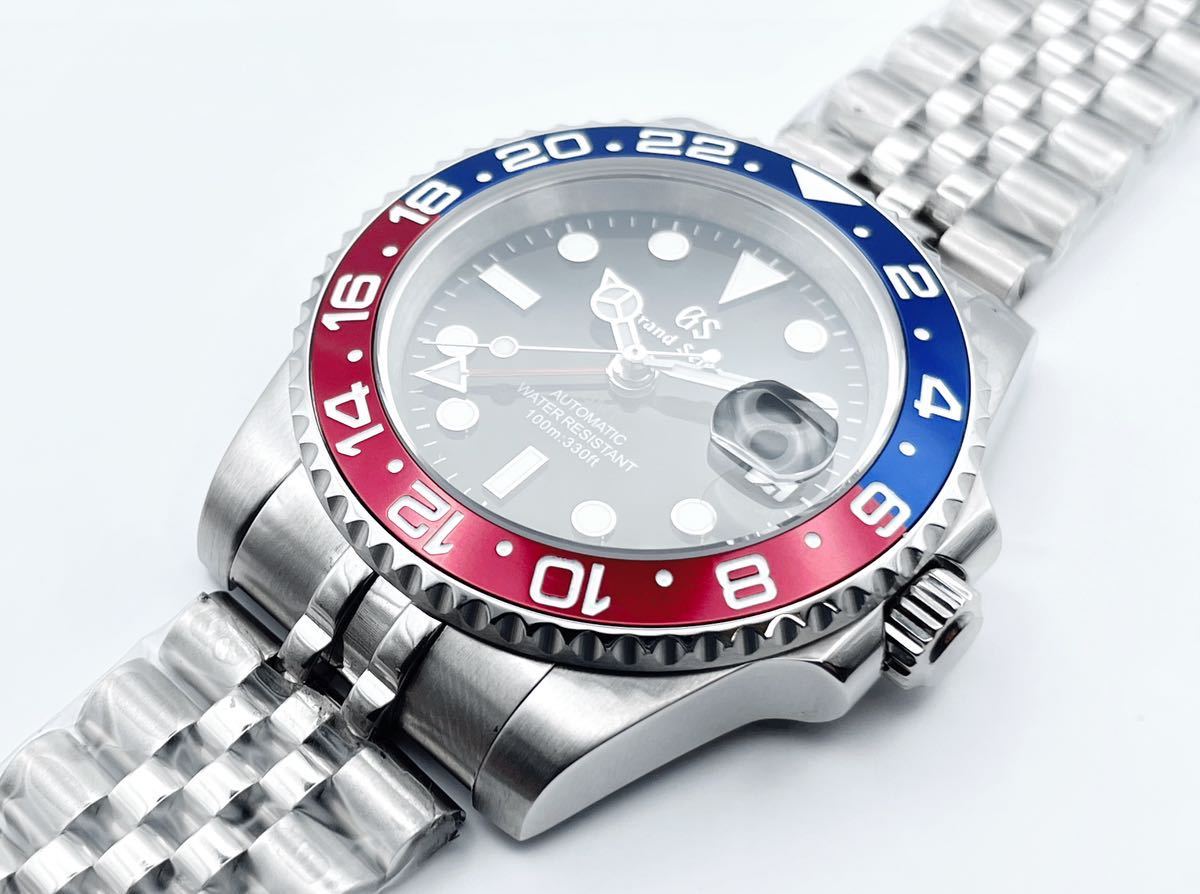 SEIKO MOD GMTマスター オマージュ GS カスタム オートマチック NH34A