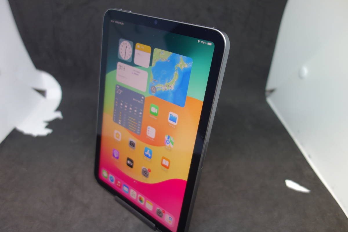 （749）アップル　Apple iPad Mini6　8.3 インチ 64GB スペースグレイ MK7Ｍ3J/A Wi-Fi