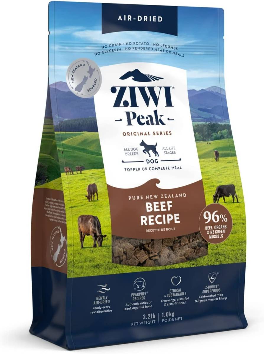 低価，得価 ZiwiPeak ジウィピーク ドッグフード グラスフェッドビーフ 4kg 犬用(一般)｜売買されたオークション情報、yahooの商品情報をアーカイブ公開 - オークファン ドライフード