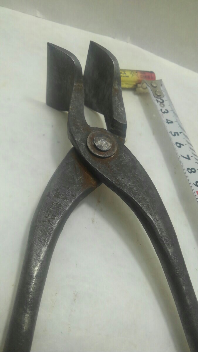 在銘 廣光 (ひろみつ)つかみ 掴み 幅4.5センチ 板金 工具 大工道具 送料230円 ☆113