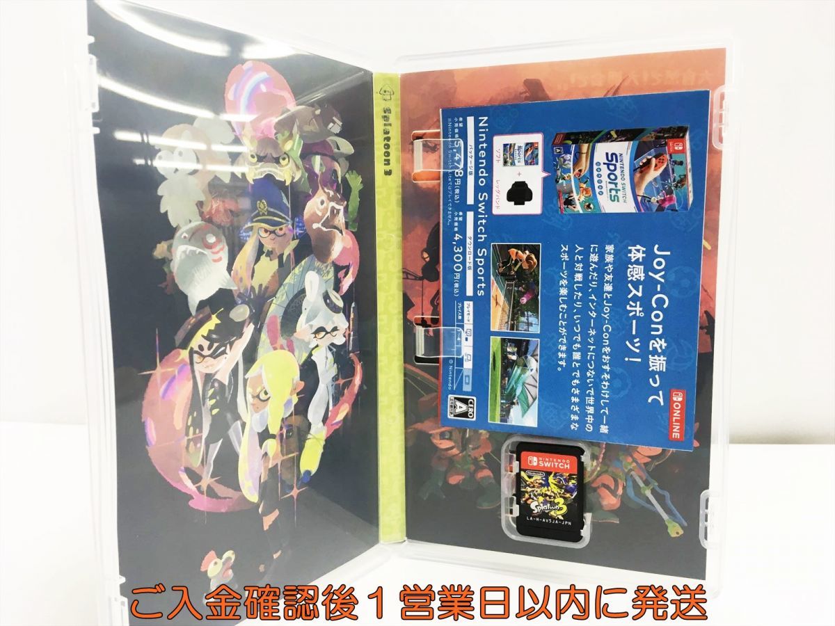 1円】Switch スプラトゥーン3 ゲームソフト 状態良好 1A0221-129sy/G1