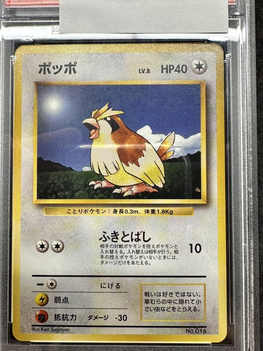 旧裏 初版 マークなし ポッポ ポケモンカード PSA10 - メルカリ ARS10