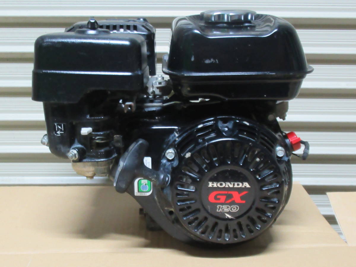 ホンダエンジン GX120 エンジン ジャンク品 （発動機 プレート 動噴 