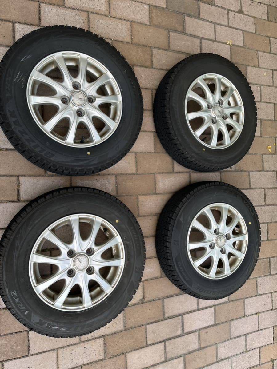 ブリザック　215/60R17  ホイール付き　バリ山4本組 ブリザック 215/60R17 アルミ付 バリ山4本組