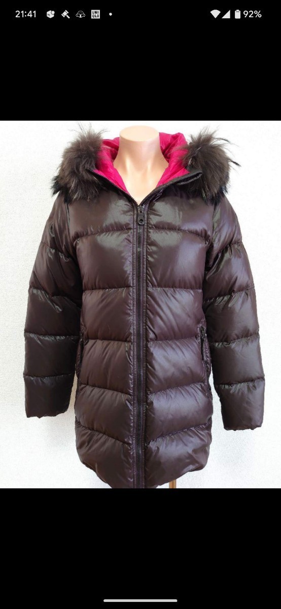 美品☆DUVETICA デュベティカ ダウン Kappa Mサイズ ブラウン 