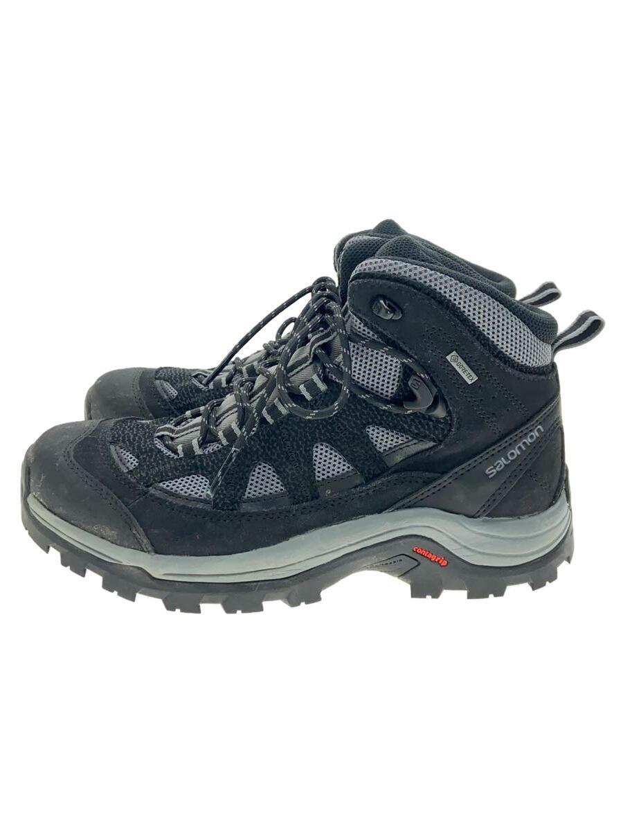 salomon◆シューズ/25cm/BLK/404643