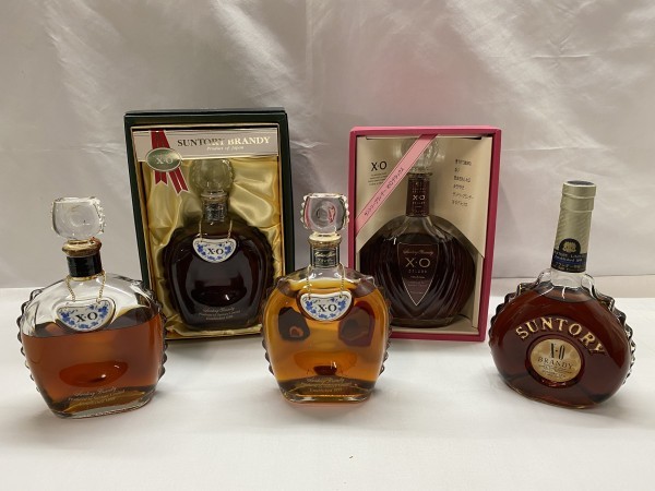 C4-559 (1) 未開栓 古酒 5本セット サントリー ブランデー XO SUNTORY