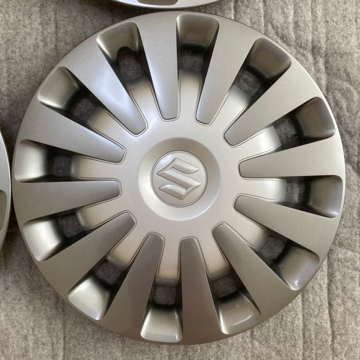 新車外し スズキ 純正 ワゴンR スマイル ホイールキャップ ホイールカバー 4枚 14インチ MX81 91 アルト ラパン スペーシア