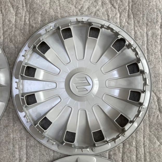 新車外し スズキ 純正 ワゴンR スマイル ホイールキャップ ホイールカバー 4枚 14インチ MX81 91 アルト ラパン スペーシア