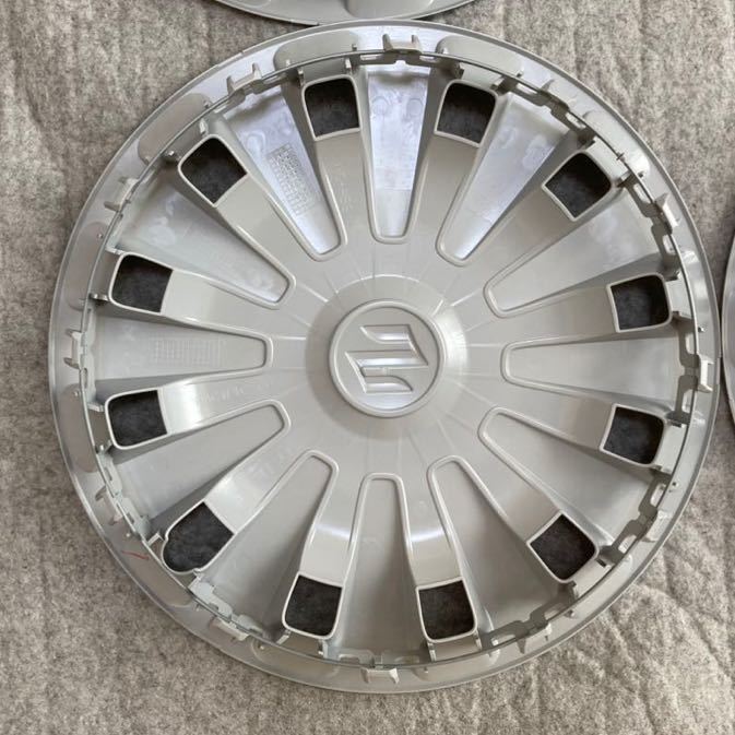 新車外し スズキ 純正 ワゴンR スマイル ホイールキャップ ホイールカバー 4枚 14インチ MX81 91 アルト ラパン スペーシア