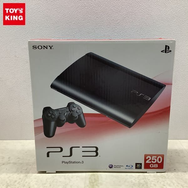 1円〜 欠品 動作確認/初期化済 PS3 CECH-4200B 本体 チャコール・ブラック 250GB