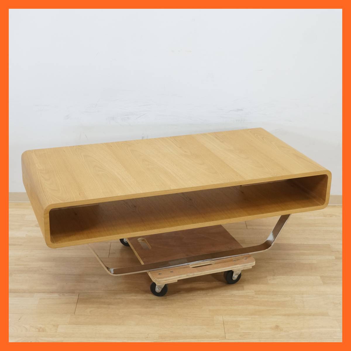 前ダ：【ニトリ】センターテーブル セリス 120 天然木 幅120㎝ 高さ36  