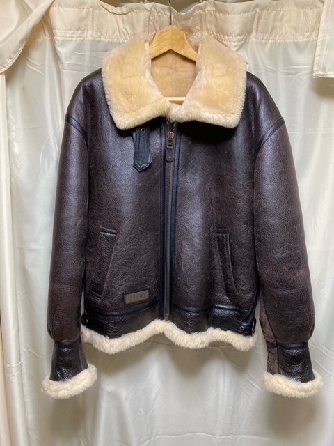 B-3　フライトジャケット　本革　ムートン　Lサイズ　非売品　HOPE（日本たばこ）レア