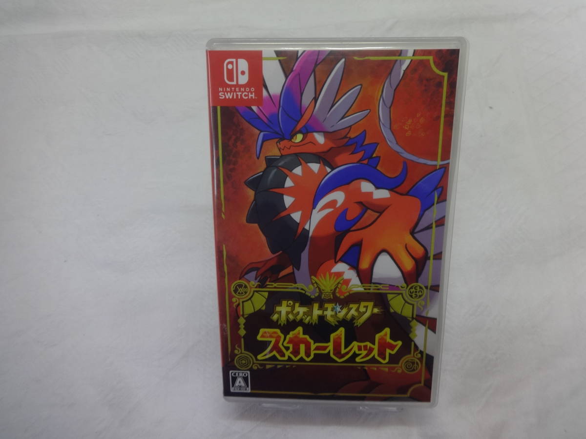V726 スイッチソフト ポケットモンスター スカーレット 中古品 【公式