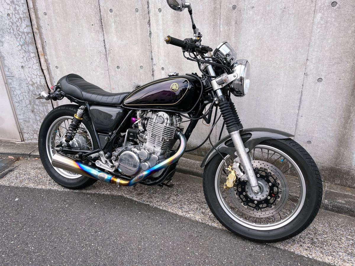 フルカスタム 500cc ボアアップ SR400 FCR ナイトロン オーリンズ