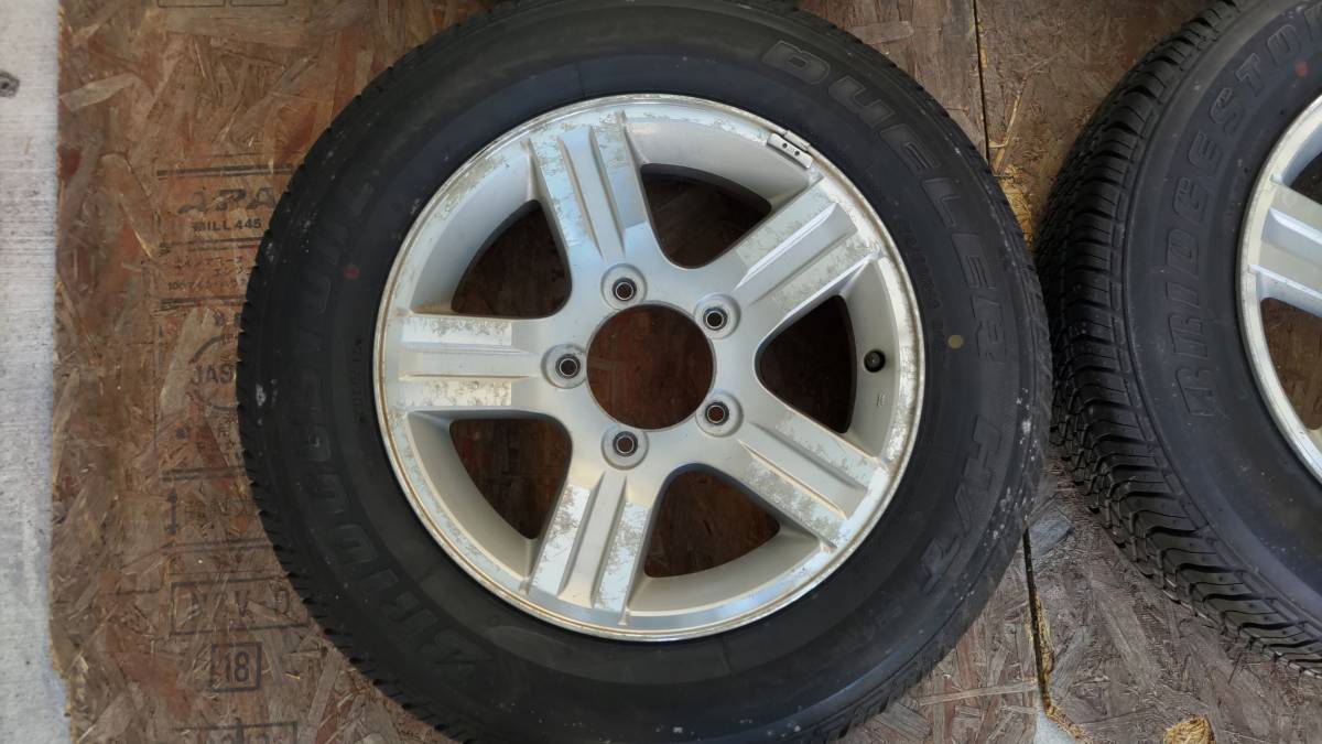 スズキ ジムニー SUZUKI JIMNY JB23 175/80R16 純正ホイール4本