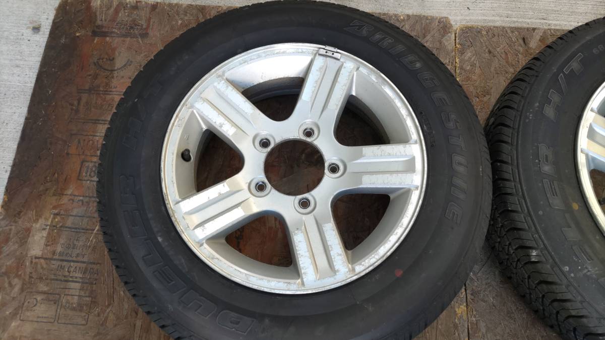 スズキ ジムニー SUZUKI JIMNY JB23 175/80R16 純正ホイール4本