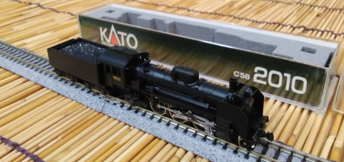 ▼KATO-2010▼C58/ナンバー(127号機)は装着済/国鉄/蒸気機関車/シゴハチ/初期からアーノルドカプラーの仕様/中古
