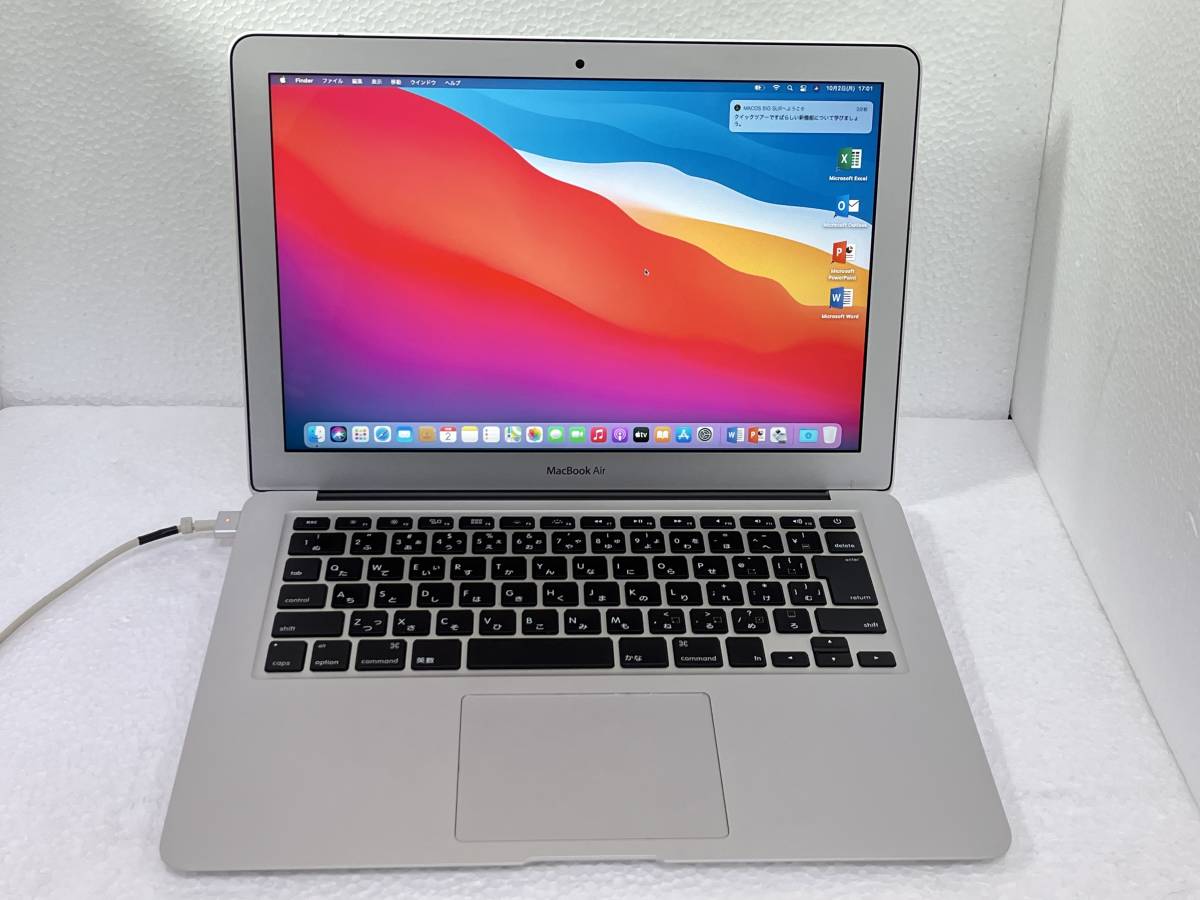 充放電43回/98%】Apple MacBook Air 2020 M1 8GB 256GB シルバー