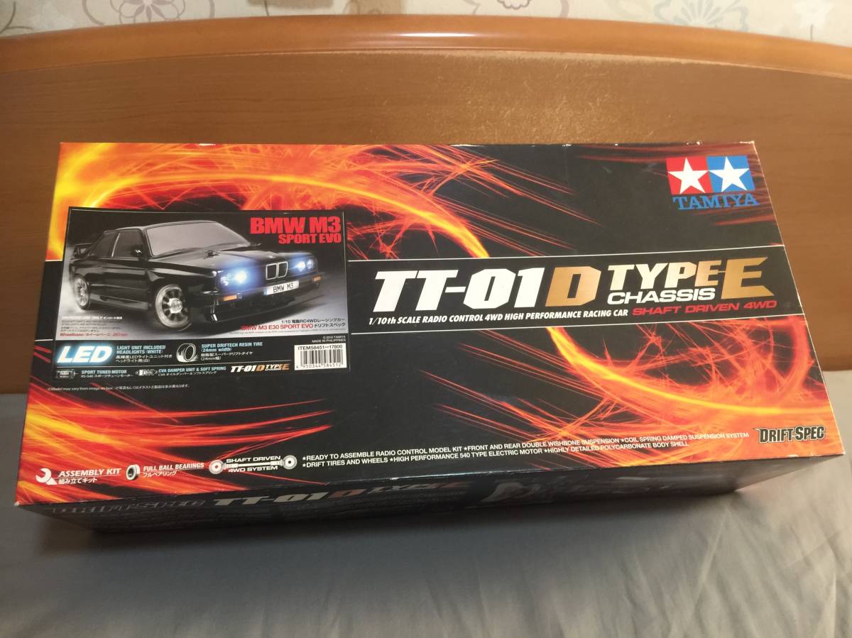 ジャンク タミヤ 1/10 BMW M3 SPORT EVO (TT-01D シャーシ TYPE-E LED