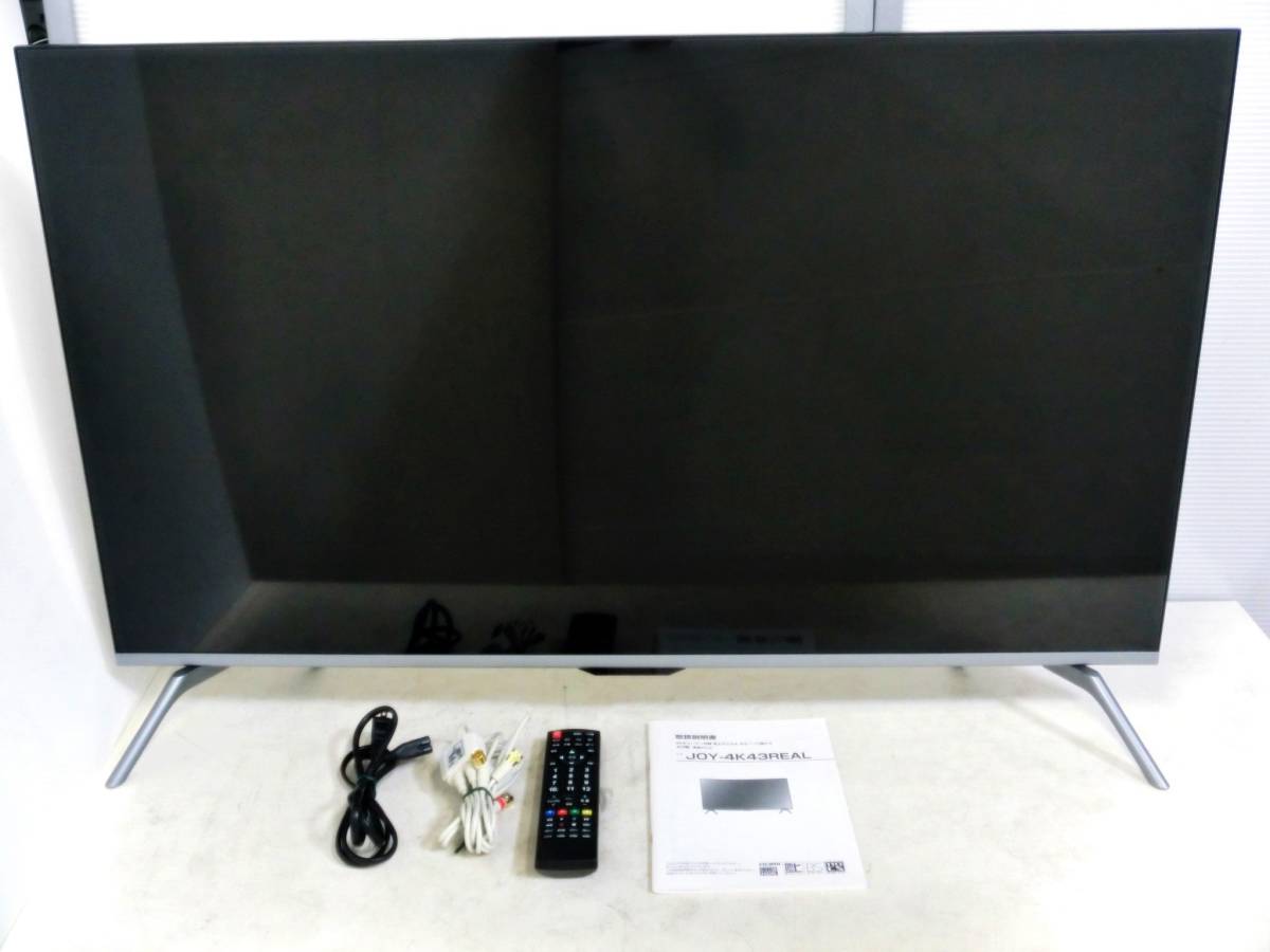 テレビ・映像機器 ジョワイユ 43V型 4Kチューナー内蔵 JOY-4K43REAL