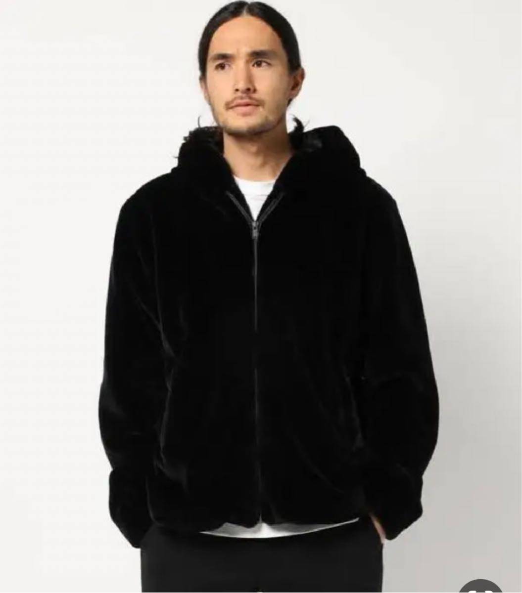 ヒステリックグラマー 野口強 コラボ fuck ふわふわ ブルゾン パーカー M ヒステリックグラマー×野口強 限定コラボ ファーフーデットブルゾン M