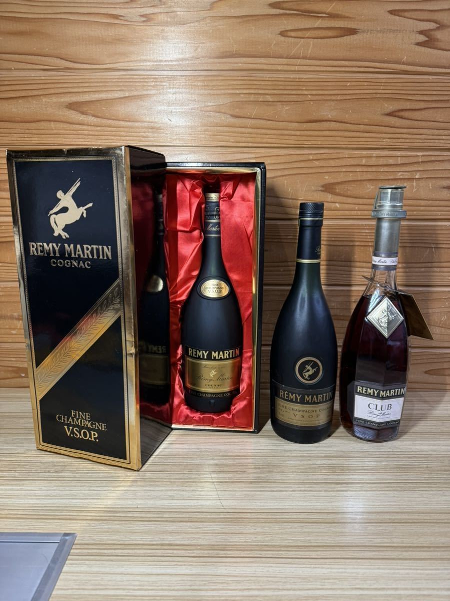 REMY MARTIN　 3本セット　未開封　古酒 コニャック　ブランデー 未開栓】COGNAC コニャックREMY MARTIN レミーマルタン 3本セット